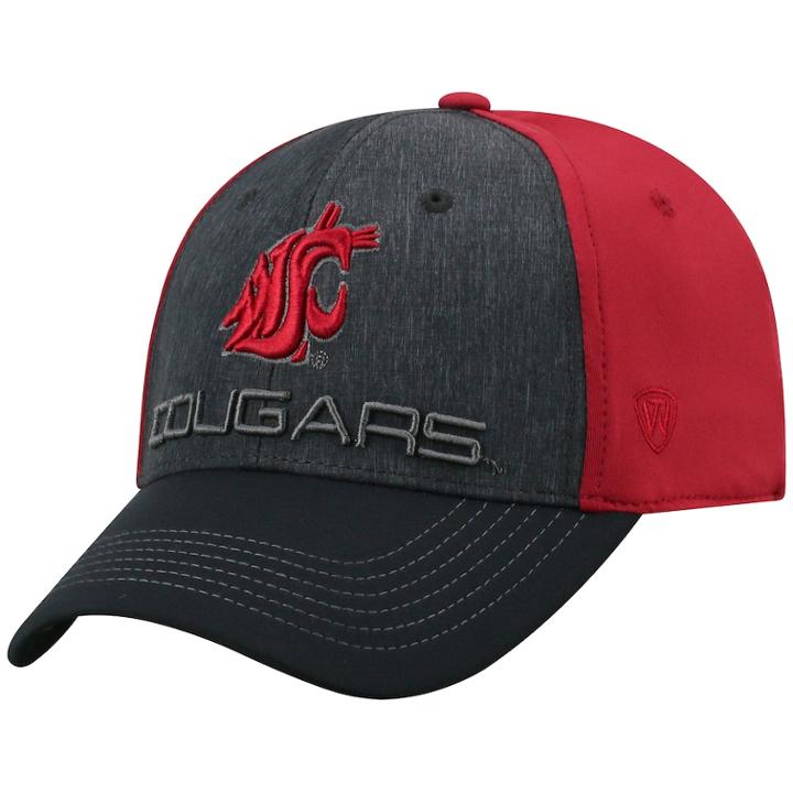 Adult Top Of The World Washington State Cougars Reach Cap, Men's, Med Grey