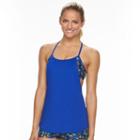 Women's Tyr Shea 2-in-1 Tankini Top, Size: Large, Blue (navy)