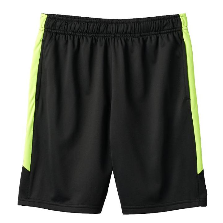 Boys 8-20 Husky Tek Gear&reg; Tricot Shorts, Boy's, Size: Xl Husky, Black
