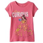 Disney's Beauty & The Beast Belle Girls 4-10 Stay Curious Slubbed Tee By Jumping Beans&reg;, Girl's, Size: 5, Blue