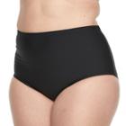 Plus Size N High-waist Bikini Bottoms, Women's, Size: 3xl, Black