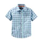 Boys 4-12 Oshkosh B'gosh&reg; Button-up Shirt, Size: 7, Blue Plaid