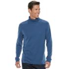 Men's Croft & Barrow&reg; Classic-fit Easy-care Interlock Turtleneck, Size: Xl, Dark Blue