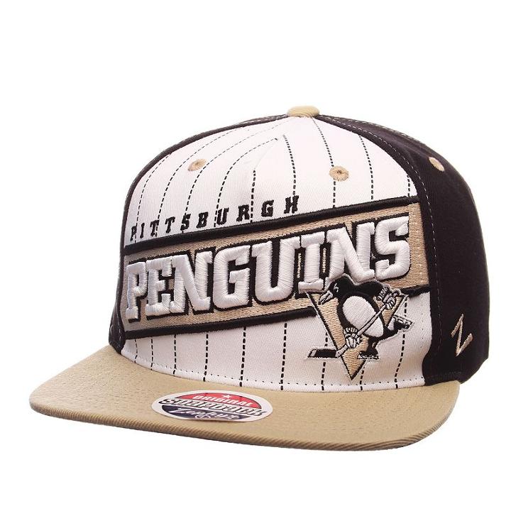 Adult Zephyr Pittsburgh Penguins Recharge Snapback Cap, Men's, Multicolor