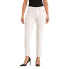 Women's Haggar Ankle-zipper Jeggings, Size: 12, Beige Oth
