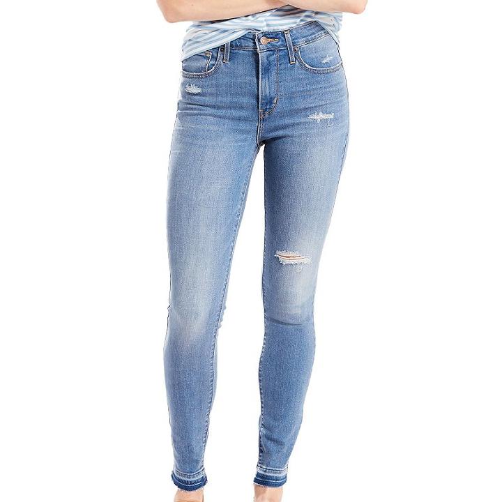 Women's Levi's&reg; 721 Modern Fit High Rise Skinny Jeans, Size: 29 30, Light Blue