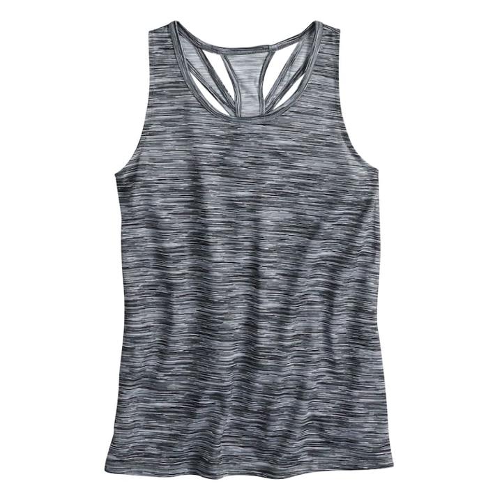 Girls 7-16 So&reg; Easy Back Cutout Performance Tank Top, Size: 12, Oxford