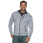 Big & Tall Sonoma Goods For Life&trade; Modern-fit Supersoft Sweater Fleece Full-zip Jacket, Men's, Size: 3xl Tall, Dark Blue