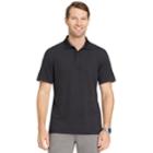 Men's Van Heusen Traveler Stretch Performance Polo, Size: Large, Black