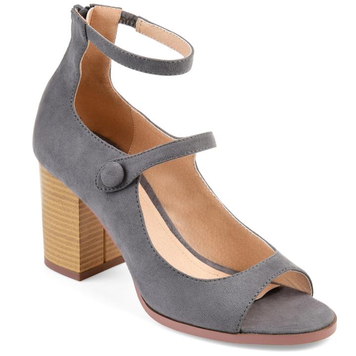 Journee Collection Hipsy Women's High Heels, Size: Medium (8.5), Grey