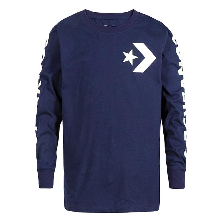 Boys 8-20 Converse Star Cheveron Tee, Size: Large, Blue (navy)