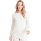 Women's Cuddl Duds Comfortwear Crewneck Top, Size: Xs, Beige