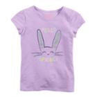 Girls 4-10 Jumping Beans&reg; Easter Themed Slubbed Graphic Tee, Size: 5, Brt Purple