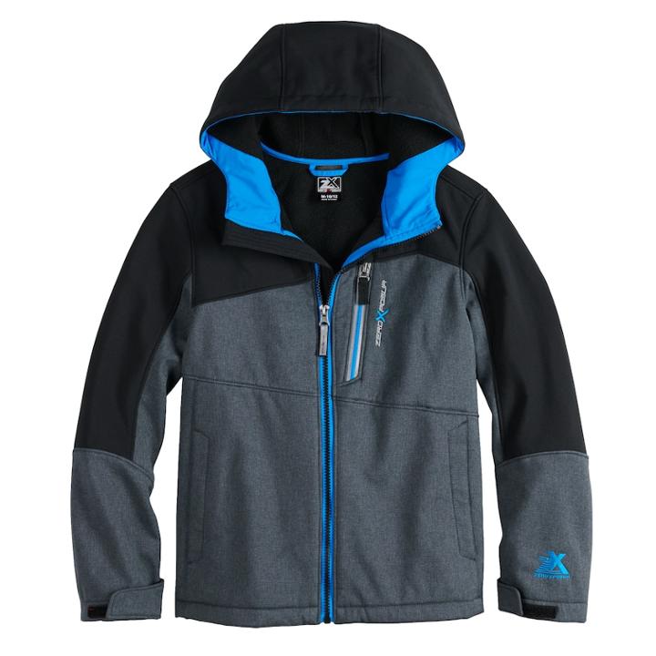 Boys 8-20 Zeroxposur Warrior Jacket, Size: Large, Grey