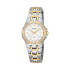 Pulsar Women's Crystal Two Tone Stainless Steel Watch - Ptc388, Multicolor