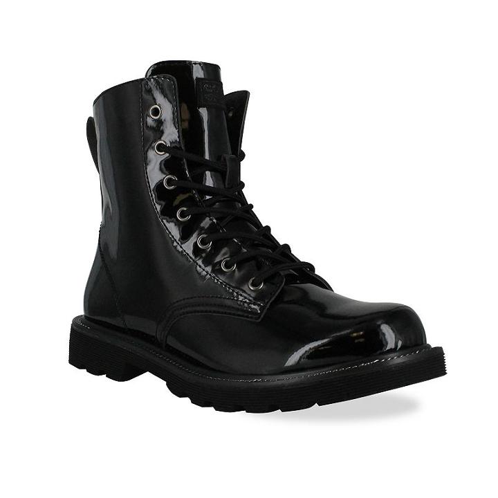 Gotta Flurt Luna Women's Dance Combat Boots, Girl's, Size: Medium (6.5), Black