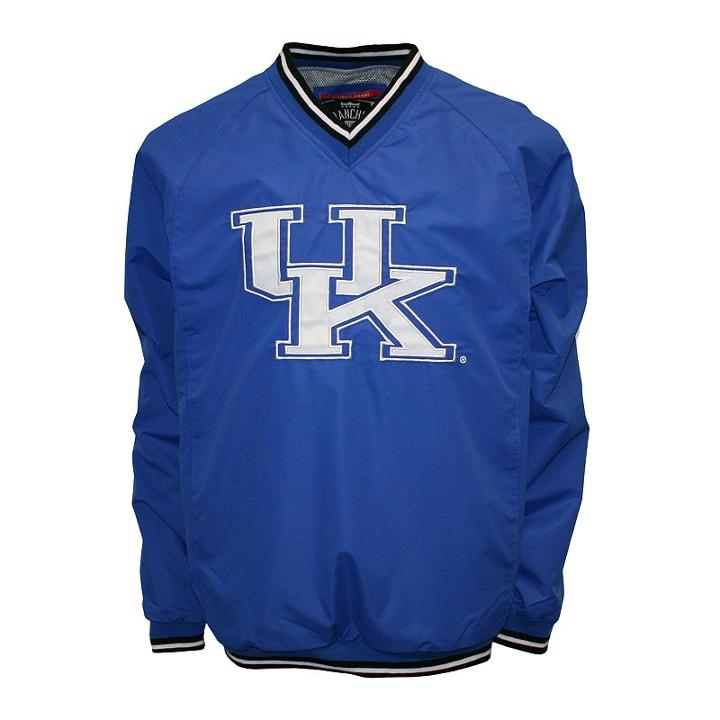 Men's Franchise Club Kentucky Wildcats Elite Windshell Jacket, Size: Xxl, Blue
