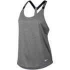 Women's Nike Elastic Straps Graphic Tank Top, Size: Large, Grey Other