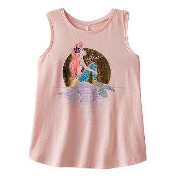 Disney's The Little Mermaid Girls 4-7 Ariel Swing Racerback Tank Top By Jumping Beans&reg;, Girl's, Size: 5, Brt Pink