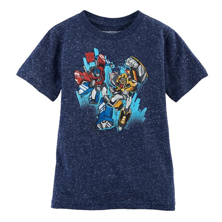 Boys 4-7 Transformers Snow Nep Graphic Tee, Size: 7, Blue (navy)