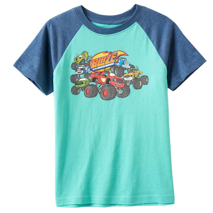 Boys 4-7 Blaze And The Monster Machines Blaze & Friends Graphic Tee, Boy's, Size: Medium (7), Blue Other