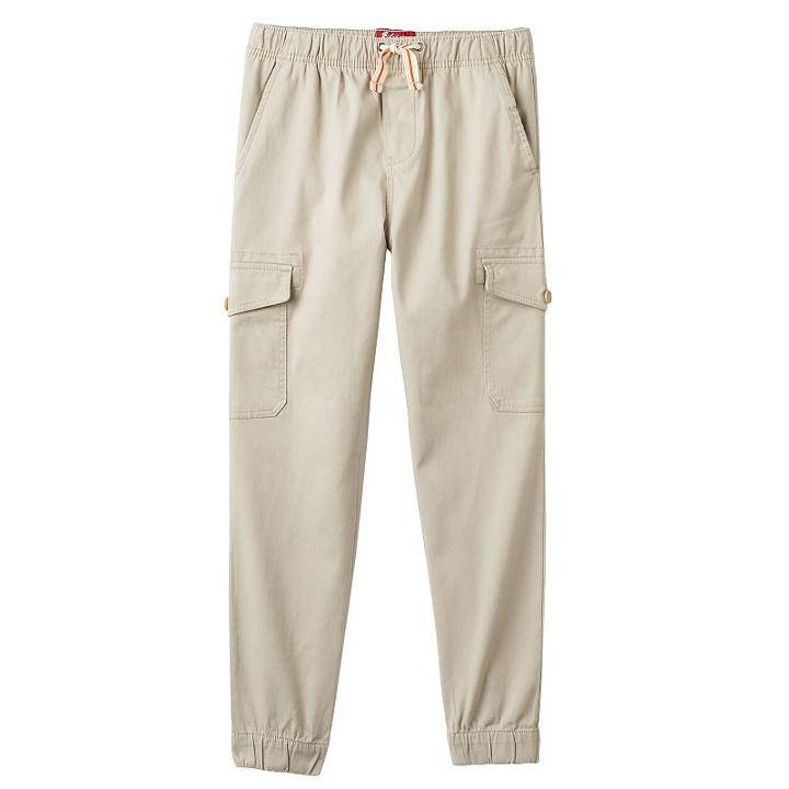 Boys 8-20 Plugg Stretch Twill Cargo Pants, Boy's, Size: Small, Lt Beige