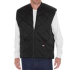 Men's Dickies Diamond-quilted Nylon Vest, Size: Xl, Black