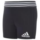 Girls 7-16 Adidas Solid Tight Shorts, Girl's, Size: Xs, Black