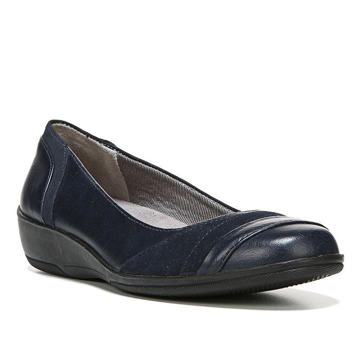 Lifestride Velocity Indeed Women's Wedges, Size: 7 Wide, Blue