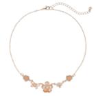 Lc Lauren Conrad Flower & Butterfly Link Necklace, Women's, Pink