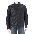 Men's Apt. 9&reg; Modern-fit Faux-leather Jacket, Size: Xl, Black
