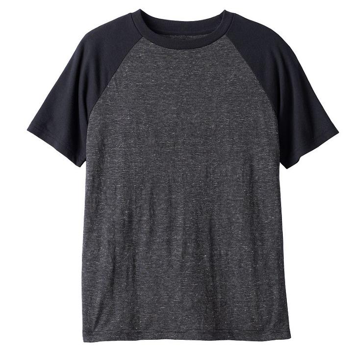 Boys 8-20 Urban Pipeline&reg; Ultimate Raglan Tee, Boy's, Size: Small, Black