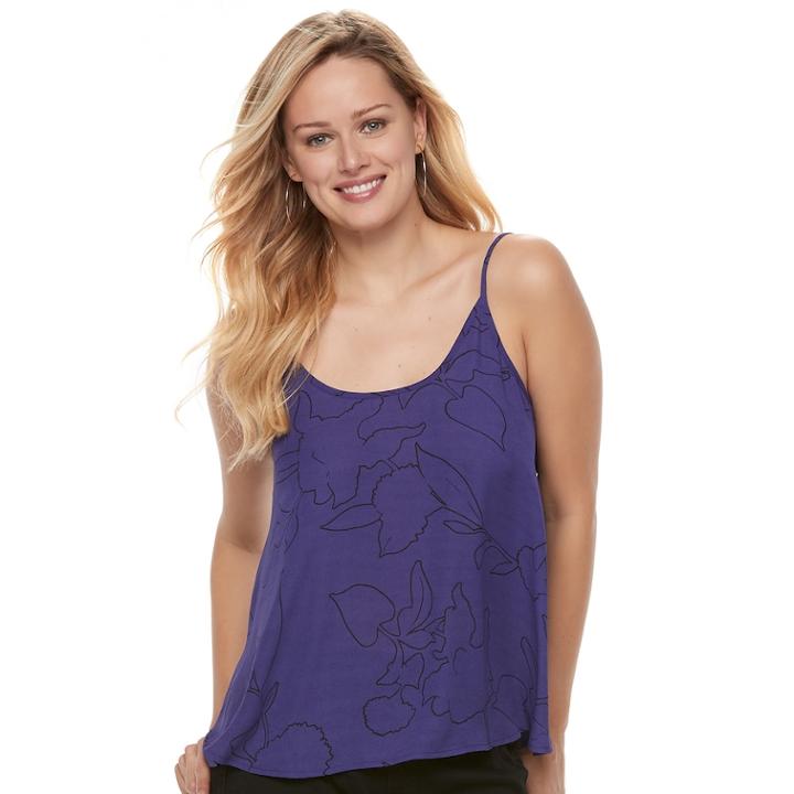 Women's Apt. 9&reg; Swing Camisole, Size: Xs, Drk Purple