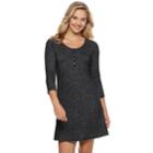Juniors' So&reg; Henley Swing Dress, Teens, Size: Medium, Oxford