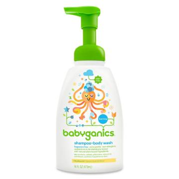 Babyganics 16-oz. Foaming Shampoo & Body Wash, White