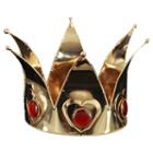Mini Queen Of Hearts Costume Crown - Adult, Women's, Multicolor