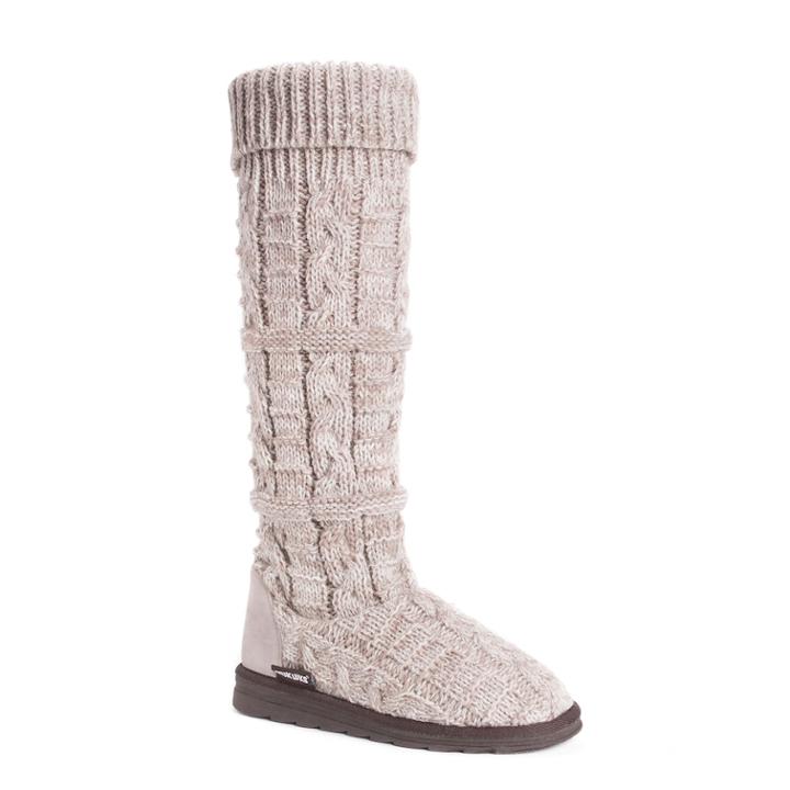 Muk Luks Shelly Women's Water-resistant Boots, Size: 7, Beig/green (beig/khaki)
