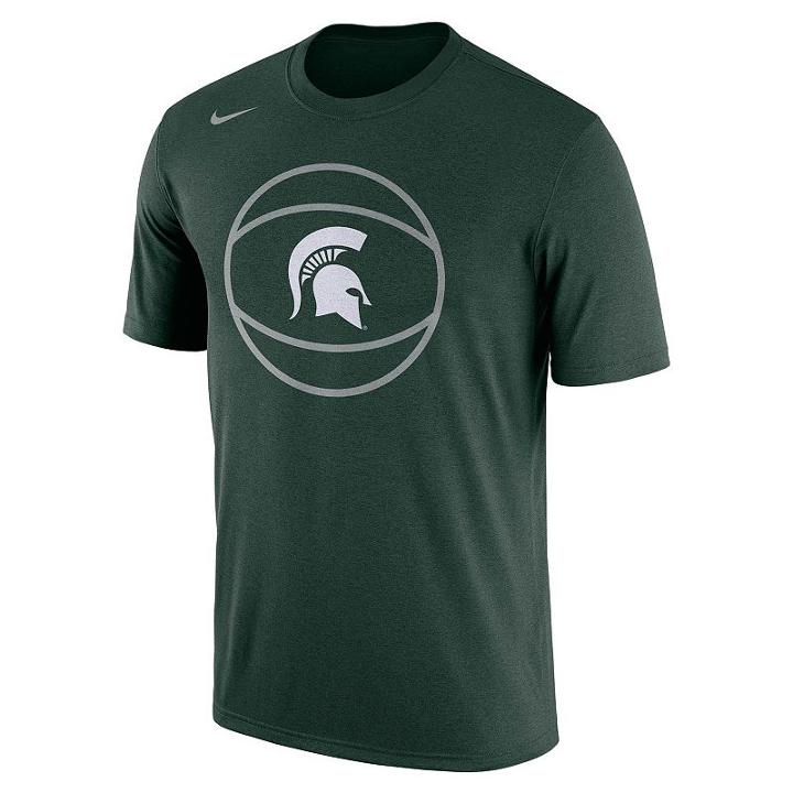 Men's Nike Michigan State Spartans Legend Basketball Tee, Size: Medium, Orange Oth
