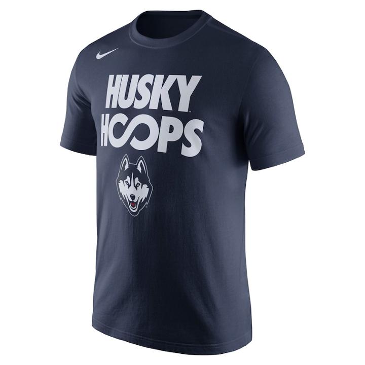 Men's Nike Uconn Huskies Basketball Tee, Size: Xl, Blue (navy)