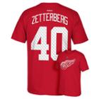 Men's Reebok Detroit Red Wings Henrik Zetterberg Premier Tee, Size: Small, White