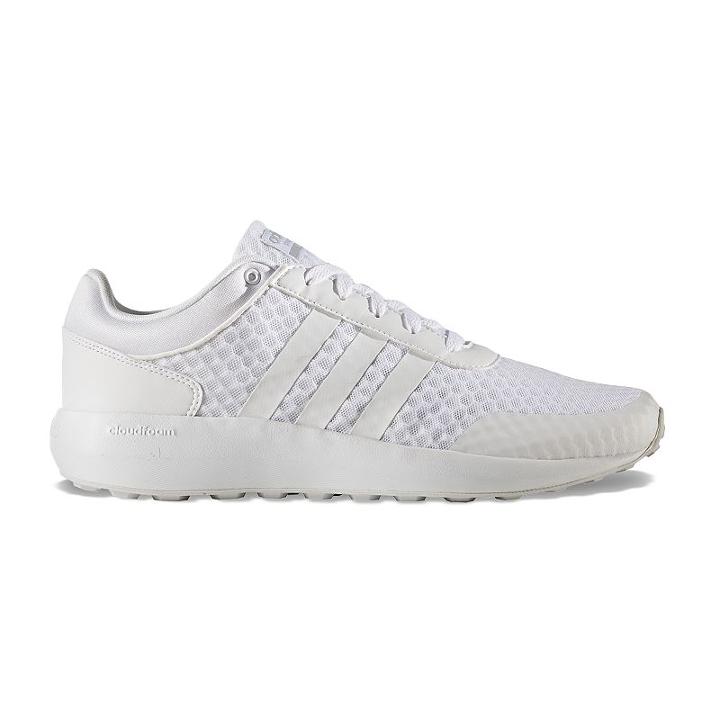 Adidas Neo Cloudfoam Race Men's Sneakers, Size: 8, White