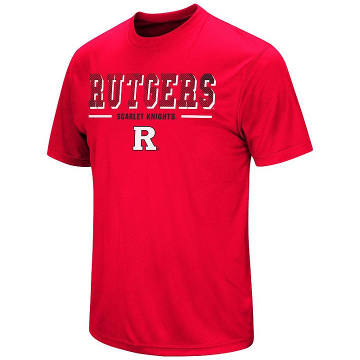 Men's Colosseum Rutgers Scarlet Knights Embossed Tee, Size: Large, Red Other