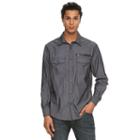 Men's Rock & Republic Stretch Button-front Shirt, Size: Xxl, Grey
