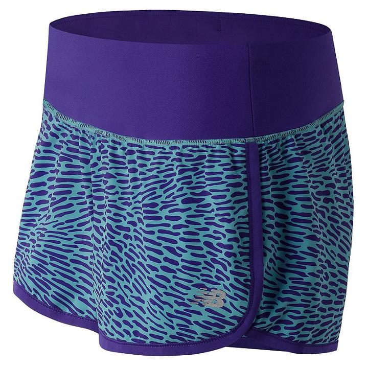 Women's New Balance Impact Running Shorts, Size: Large, Purple Oth