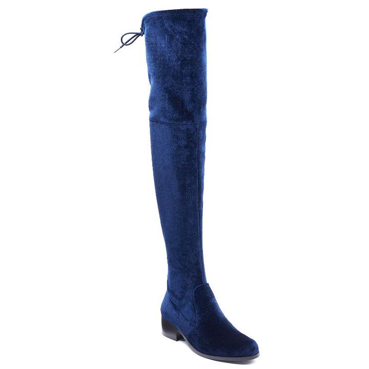Style Charles By Charles David Groove Women's Over-the-knee Boots, Size: Medium (8.5), Blue (navy)