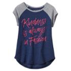 Girls 4-10 Jumping Beans&reg; Inspirational Graphic Tee, Girl's, Size: 10, Blue (navy)