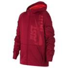 Boys 8-20 Nike Therma Full-zip Hoodie, Size: Large, Med Red