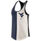 Women's Nike West Virginia Mountaineers Divide Racerback Tank Top, Size: Xl, Natural
