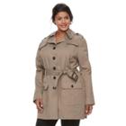 Plus Size Apt. 9&reg; Military Trench Coat With Belt, Women's, Size: 1xl, Red/coppr (rust/coppr)