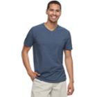 Men's Sonoma Goods For Life&trade; Flexwear V-neck Tee, Size: Small, Blue
